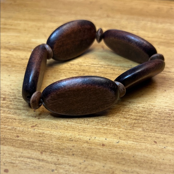 Jewelry - Natural Wooden Beaded Bracelet
